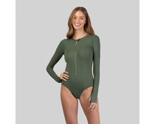 Load image into Gallery viewer, Macae Swimsuit - UPF50+ - Army Green
