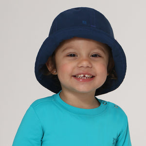 Kids Bucket Hat Napoli Navy UPF 50+