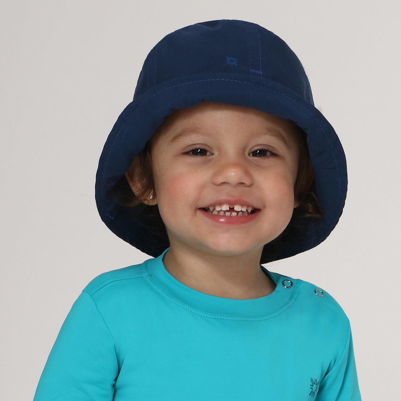 Kids Bucket Hat Napoli Navy UPF 50+