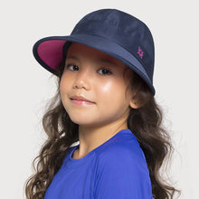 Load image into Gallery viewer, Kids Cap Niece Navy UPF50+

