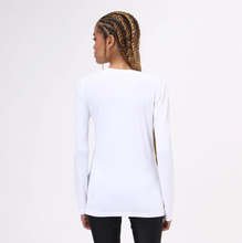 Load image into Gallery viewer, Rash Guard Sport Fit Long Sleeve White UPF50+
