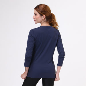 Rash guard Sport Fit Long Sleeve UPF50+ - Navy