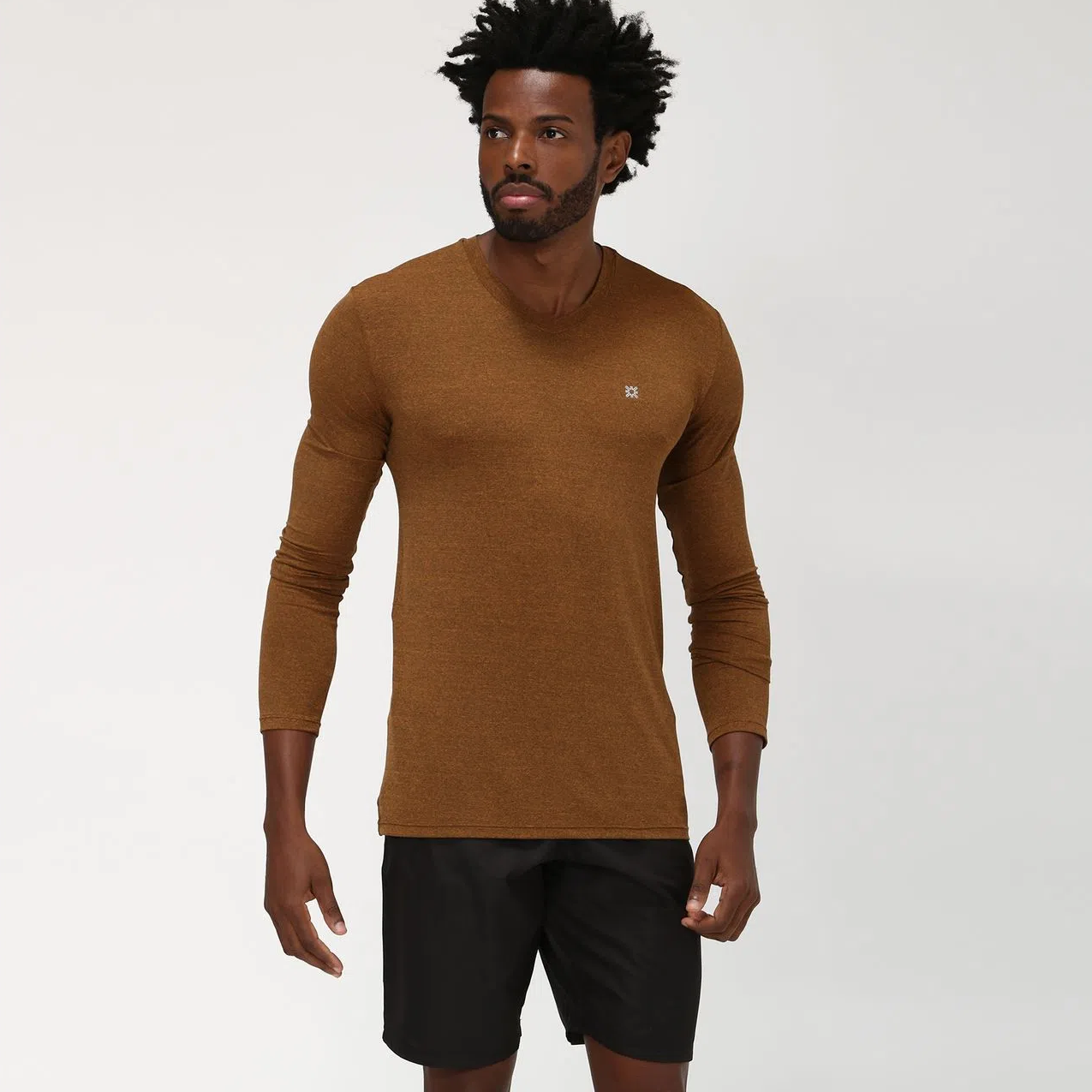 Rash guard Sport Fit UPF50+ - Brass Yellow