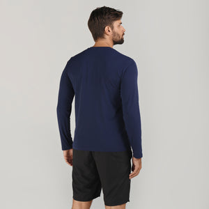 Rash guard Sport Fit Long Sleeve UPF50+ - Navy