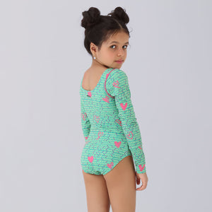 Girl's One-Piece Swimwear Super Pop Sloth UPF50+