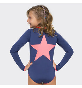 Girl's One-Piece Swimwear Star UPF50+