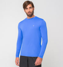 Load image into Gallery viewer, Rash Guard UVPRO Long Sleeve Blue UPF50+
