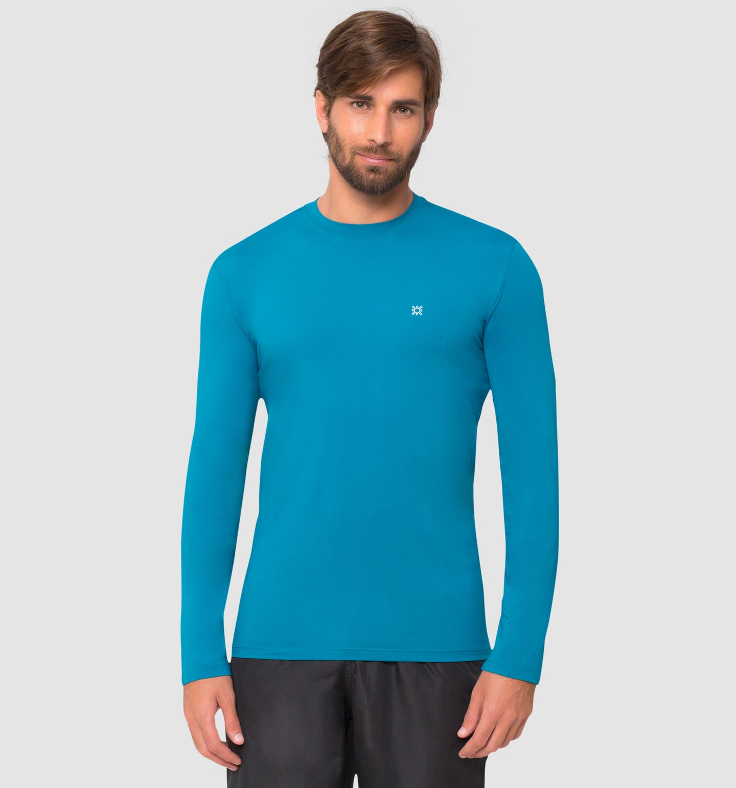 Rash Guard UVPRO Long Sleeve Blue UPF50+