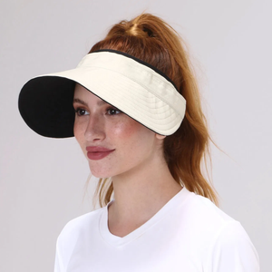 Visor Bali - Beige & Black UPF50+